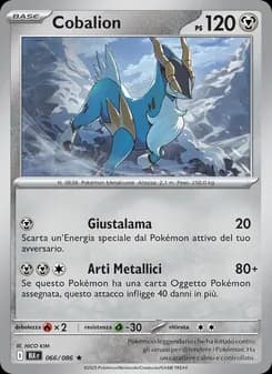Cobalion card in Italian