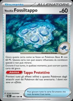 Vecchio Fossiltappo card in Italian