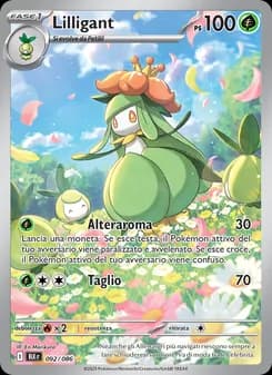 Lilligant card in Italian