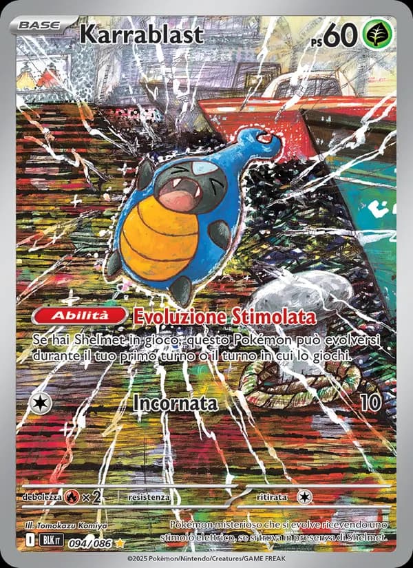 Karrablast card in Italian