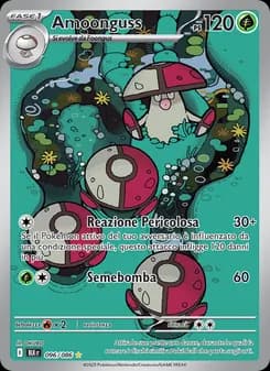 Amoonguss card in Italian