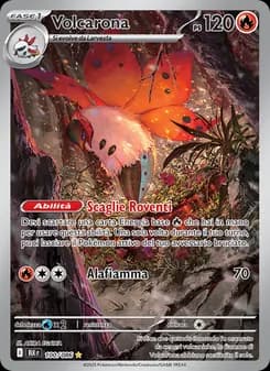 Volcarona card in Italian