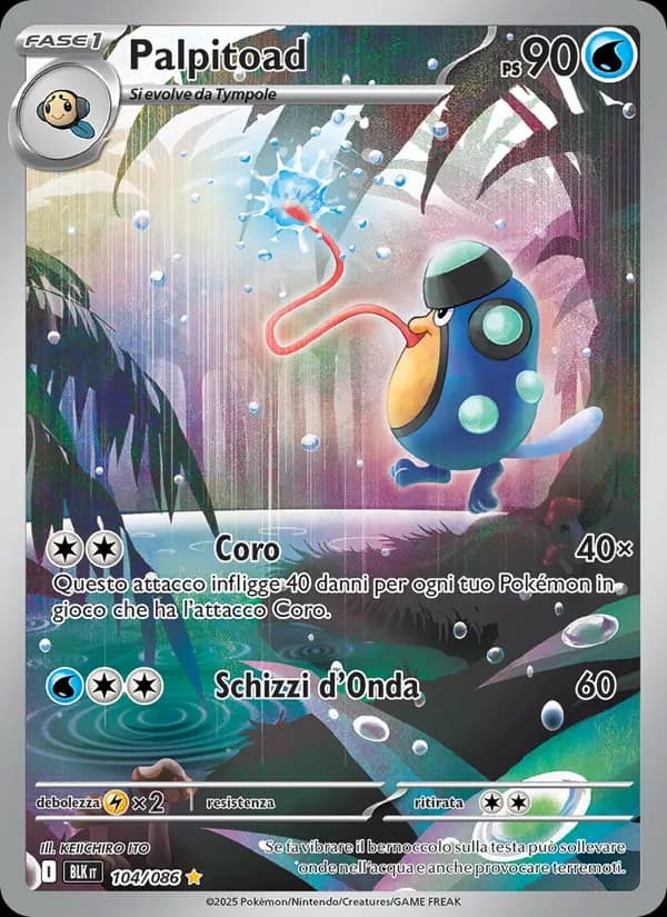 Palpitoad card in Italian