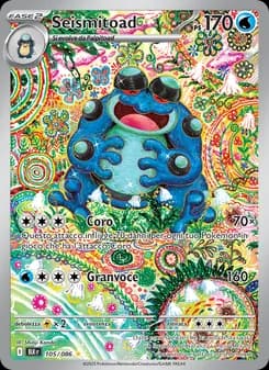 Seismitoad card in Italian