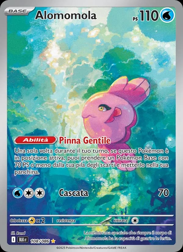 Alomomola card in Italian