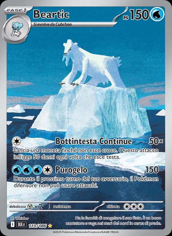 Beartic card in Italian