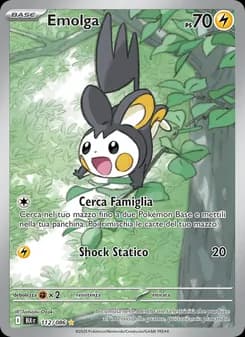 Emolga card in Italian