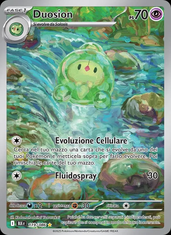 Duosion card in Italian