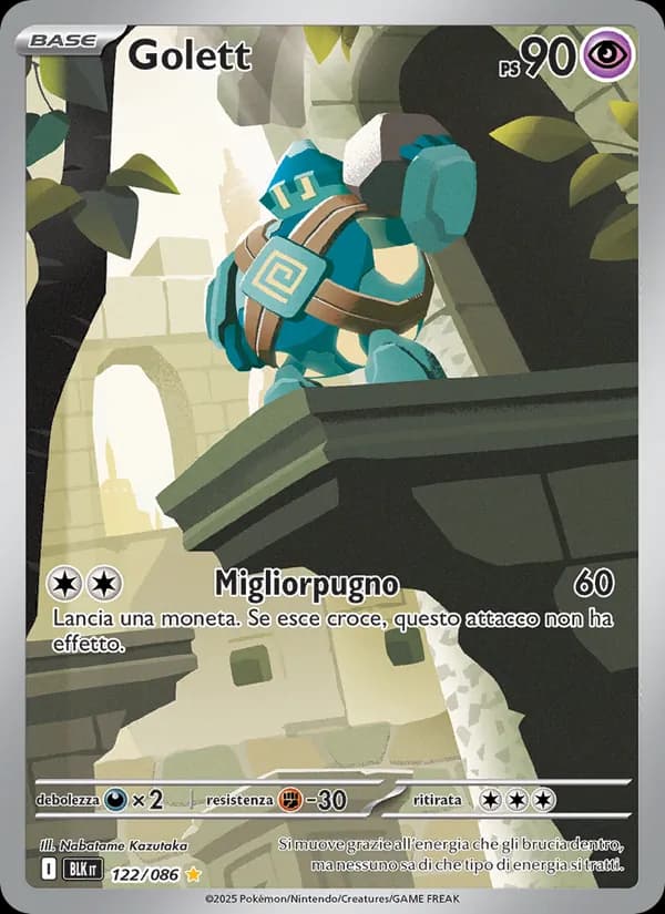 Golett card in Italian