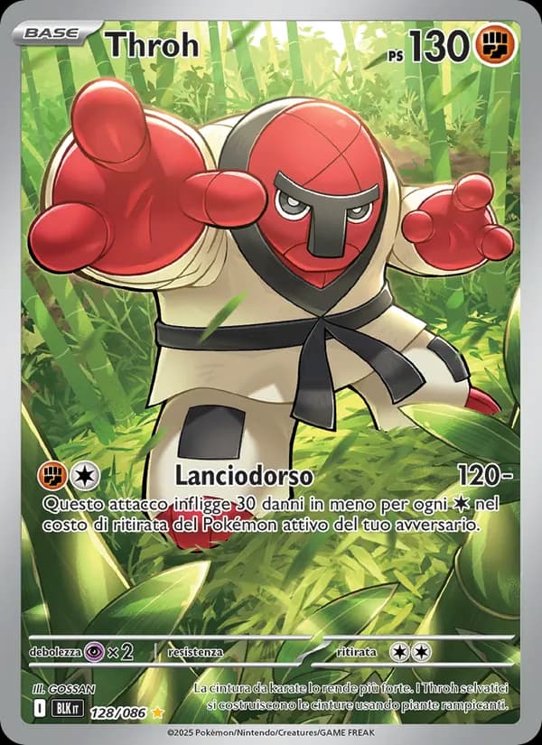 Throh card in Italian