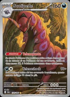 Scolipede card in Italian