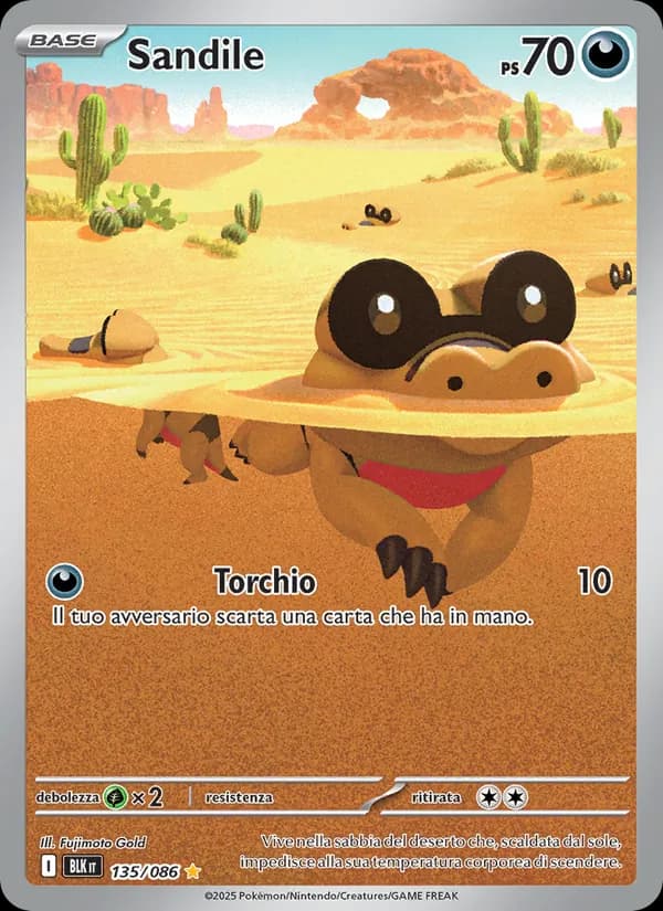 Sandile card in Italian