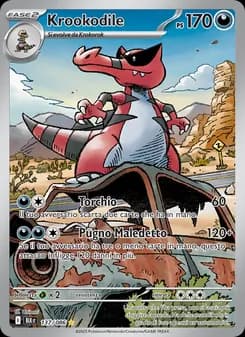 Krookodile card in Italian