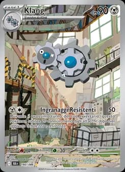 Klang card in Italian