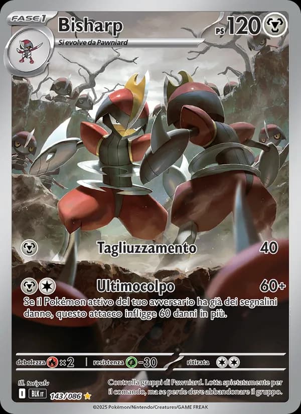 Bisharp card in Italian