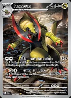 Haxorus card in Italian