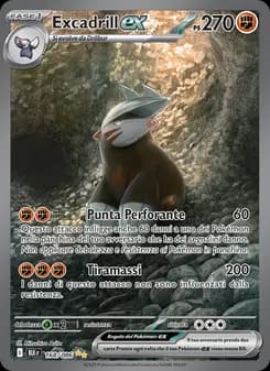 Excadrill-ex card in Italian