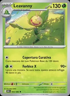 Leavanny card in Italian