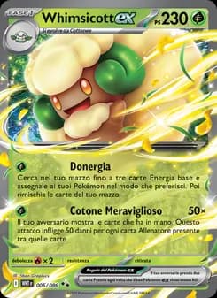 Whimsicott-ex card in Italian