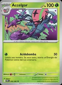 Accelgor card in Italian