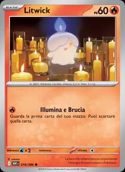 Litwick card in Italian