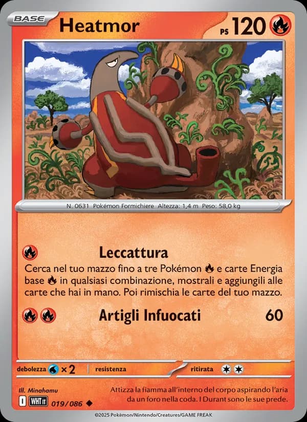Heatmor card in Italian