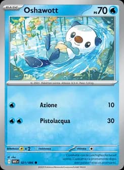 Oshawott card in Italian