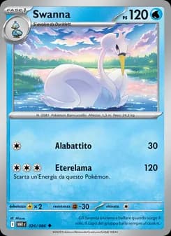 Swanna card in Italian