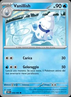 Vanillish card in Italian