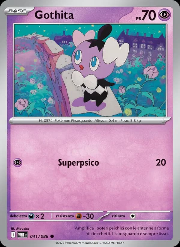 Gothita card in Italian