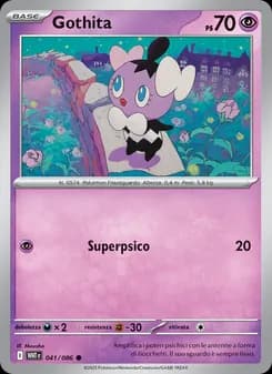 Gothita card in Italian