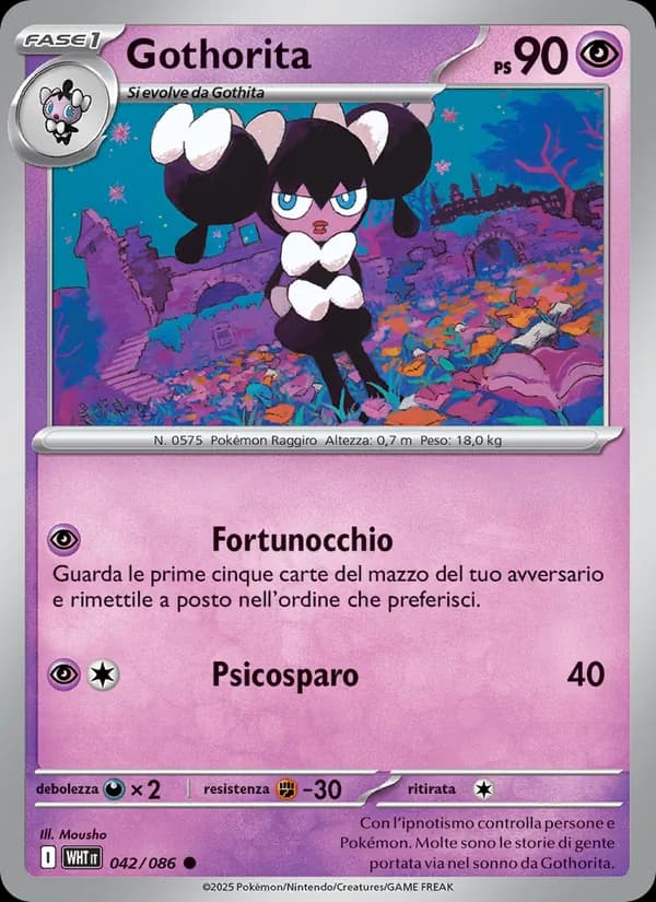 Gothorita card in Italian