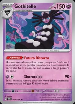 Gothitelle card in Italian