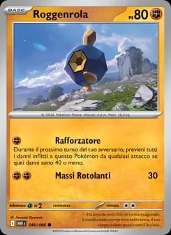 Roggenrola card in Italian