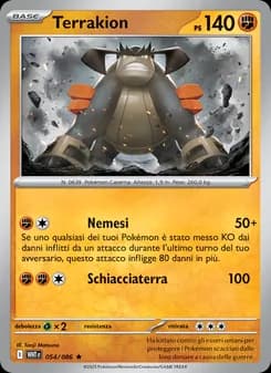 Terrakion card in Italian