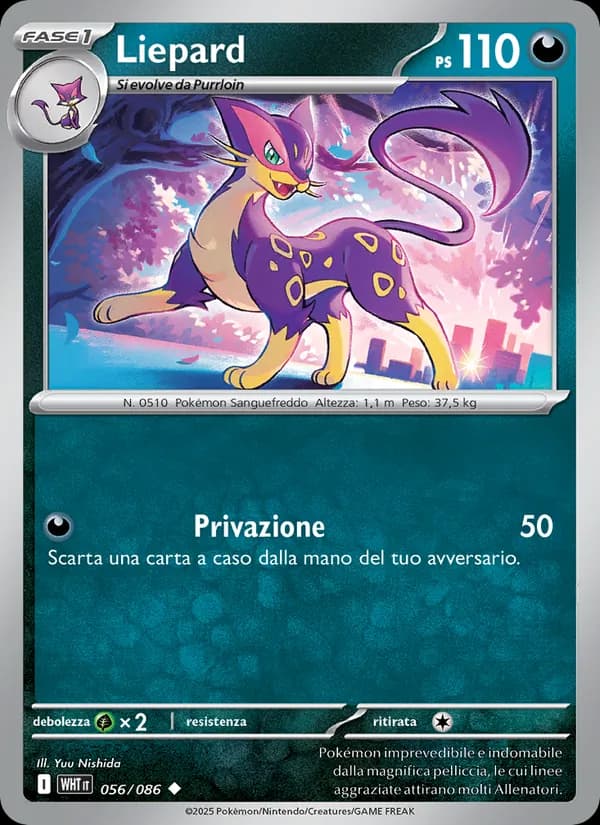 Liepard card in Italian