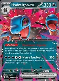 Hydreigon-ex card in Italian