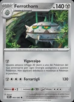 Ferrothorn card in Italian
