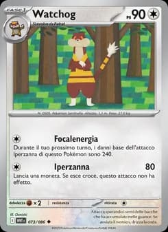 Watchog card in Italian