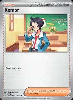 Komor card in Italian