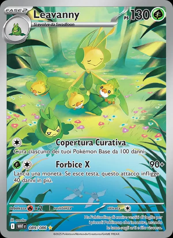Leavanny card in Italian
