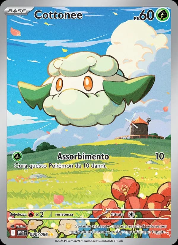 Cottonee card in Italian