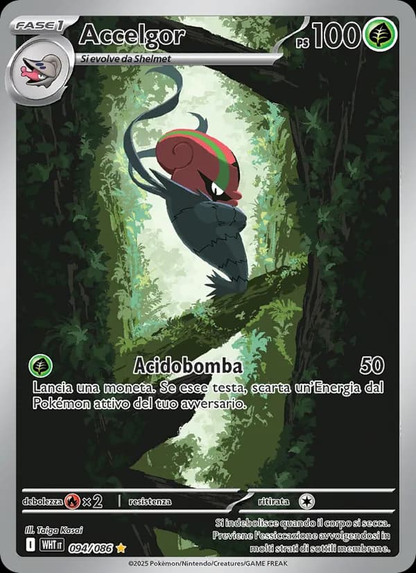 Accelgor card in Italian