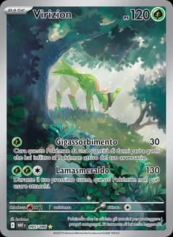 Virizion card in Italian