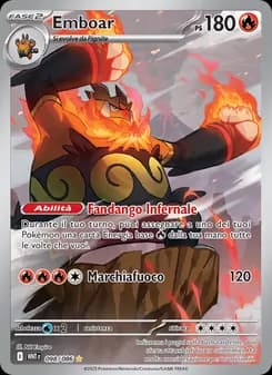 Emboar card in Italian