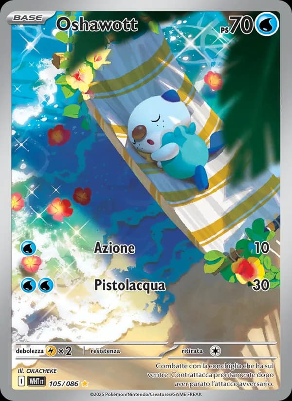 Oshawott card in Italian