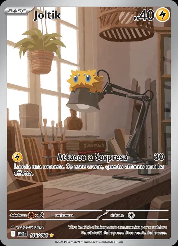 Joltik card in Italian