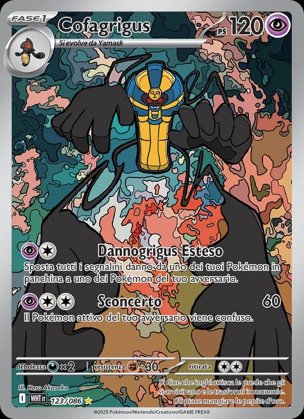 Cofagrigus card in Italian