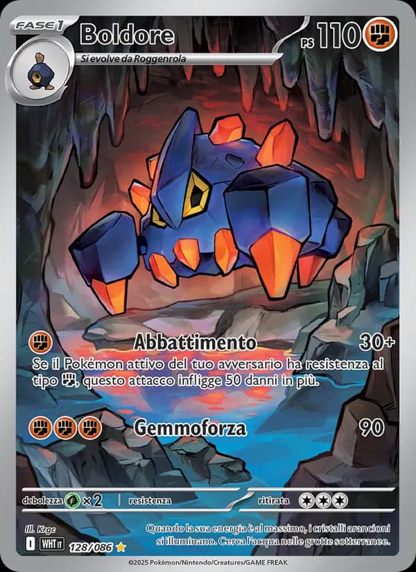Boldore card in Italian
