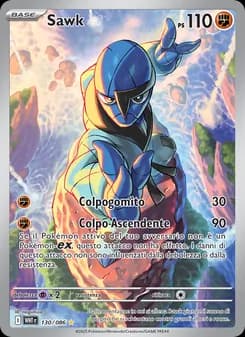 Sawk card in Italian
